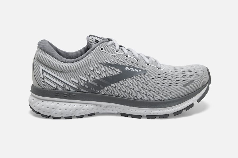 Ghost 13 Road Brooks Running Shoes NZ Womens - Grey - MAVWRC-708